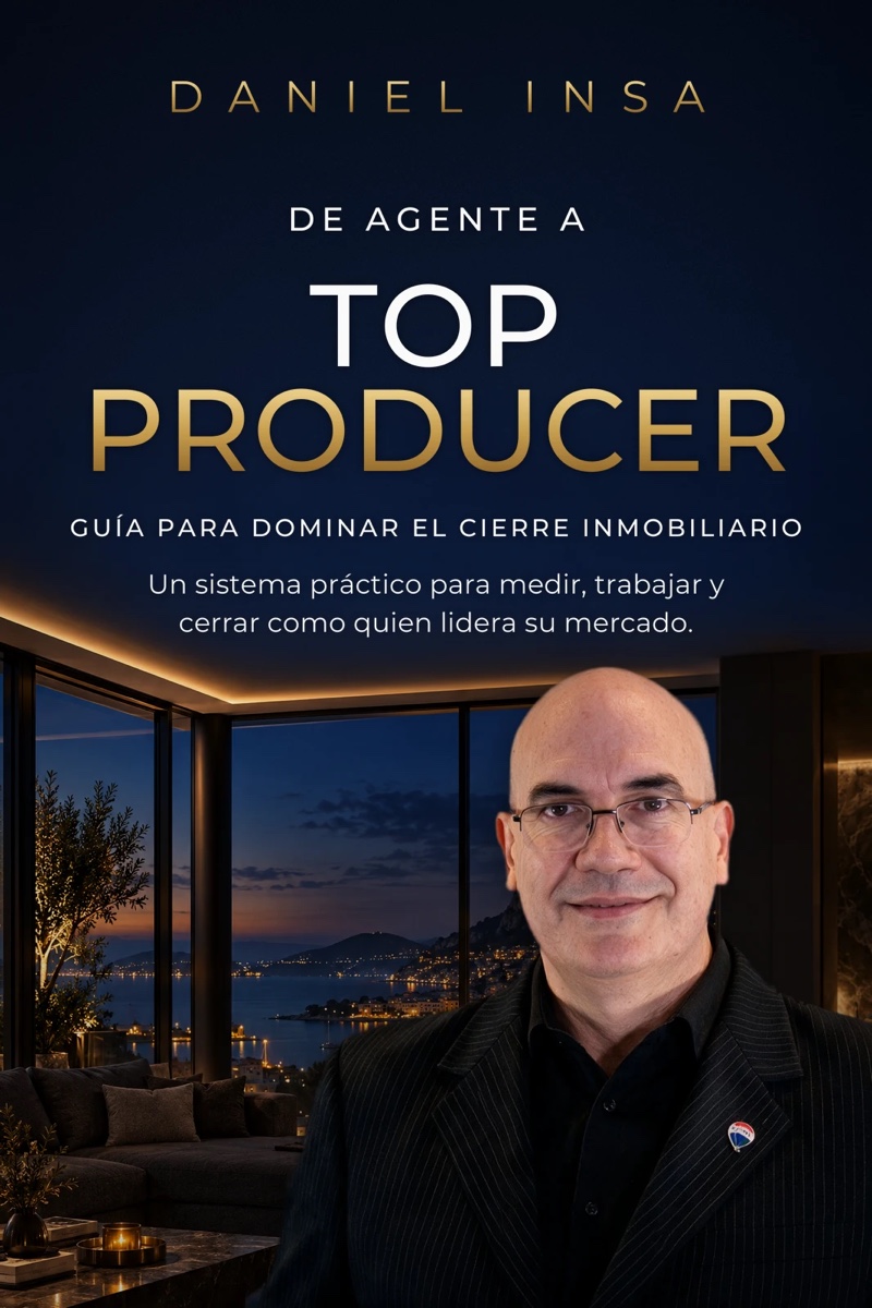 Portada de la guía «De agente a Top Producer», de Daniel Insa