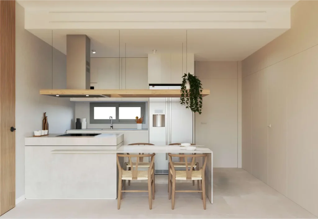 Cocina de Apartame ntos Jardin de las Olas